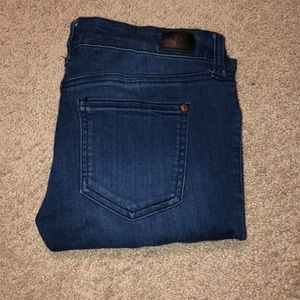 Two tone skinny jeans